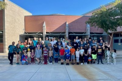 group photo at Ocotillo